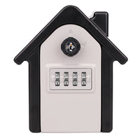 Wall Mount Key Storage Secret Box Organizer 4 Digit Combination Password Security Code Lock No Key Home Key Safe Box
