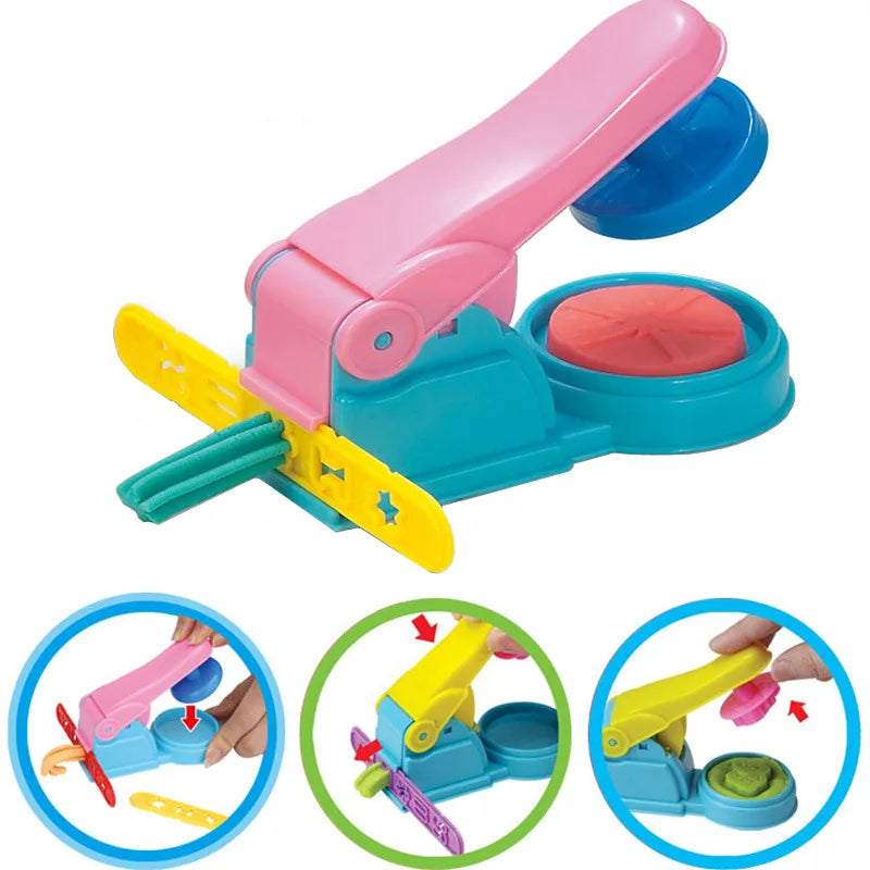 Kids DIY Clay Tool Play Dough Tool Kit Various Animal Molds Cutters Rolling Pins Plasticine Molds Clay Accessories