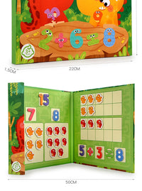 Dinosaur Theme Children's Math Tiles Number Decomposition Arithmetic 1-20 Addition And Subtraction Early Education Toys