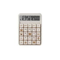 Detachable Mute Mahjong-Sound Calculator Cute Cartoon Electronic Calculators Mechanical Buttons Large Screen