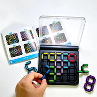 Math Number IQ Logical Thinking Training 3D Brain Teaser Puzzle Game with 120 Challenges Educational Toys for Kids & Adults
