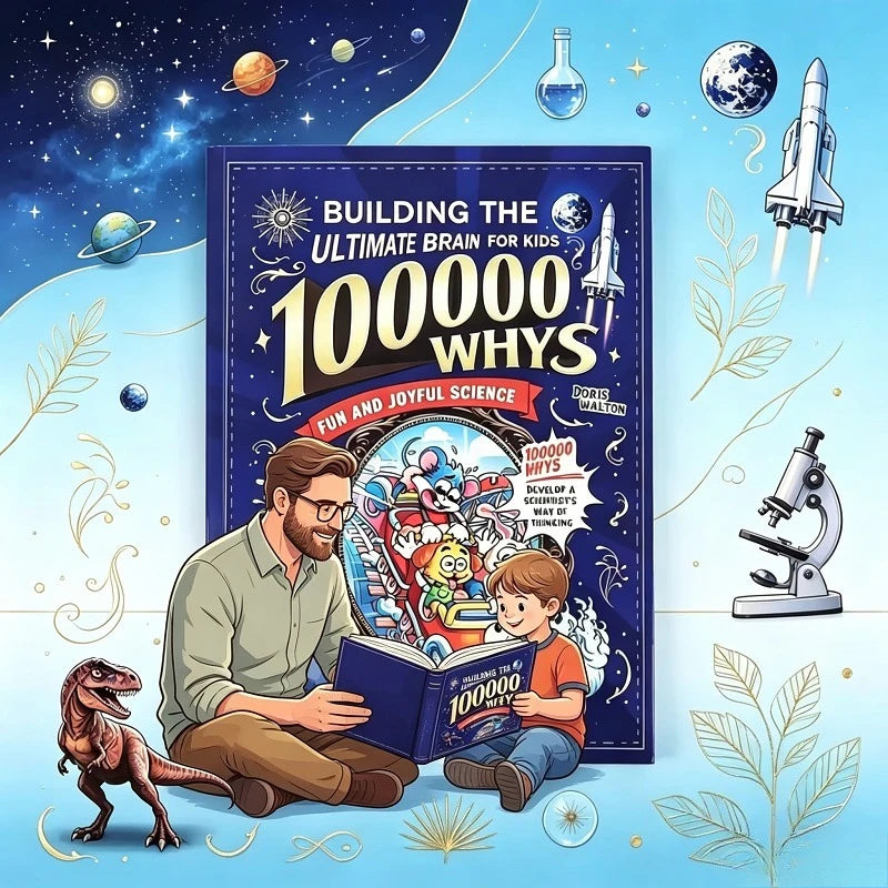 Building The Ultimate Brain: 100000 Whys – Fun and Joyful Science for Kids To Develop A Scientist’s Way of Thinking, Explore The