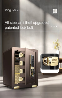 Money Security Digital Safe Box Home Hotel Office Smart Safe Cash Safety Box Cabinet Floor Safe