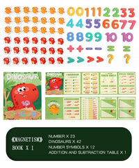 Dinosaur Theme Children's Math Tiles Number Decomposition Arithmetic 1-20 Addition And Subtraction Early Education Toys