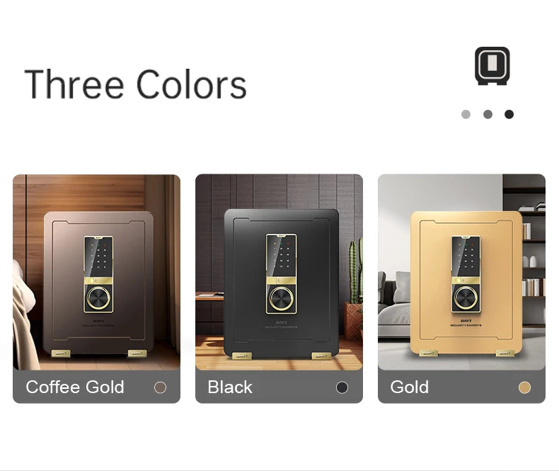 Money Security Digital Safe Box Home Hotel Office Smart Safe Cash Safety Box Cabinet Floor Safe