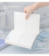 Planwith 2027 Weekly Planner A6 8-Grid Layout Hardcover Agenda Annual Tracker Month Plan Lunar Date Organizer for Adult Student