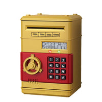 Electronic Piggy Bank Automatic Mini Safe Coins Cash Saving Money Box Password Counter Code Key Lock Coin Bank ATM Child Gift