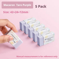 Faber-Castell Pencil Eraser 4/18 Pcs Macaroon Color Clean Rubber Eraser Set Portable School Office Supplies Student Stationery