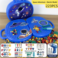 Children's Screw-Twisting Assembly and Disassembly Tool Box Electric Drill Baby Hands-On Educational Toys for Boys