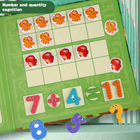 Dinosaur Theme Children's Math Tiles Number Decomposition Arithmetic 1-20 Addition And Subtraction Early Education Toys