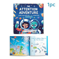 5PCS The Attention Adventure Books for Kids – Fun Games & Exercises to Strengthen Focus and Concentration Skills