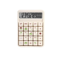 Detachable Mute Mahjong-Sound Calculator Cute Cartoon Electronic Calculators Mechanical Buttons Large Screen