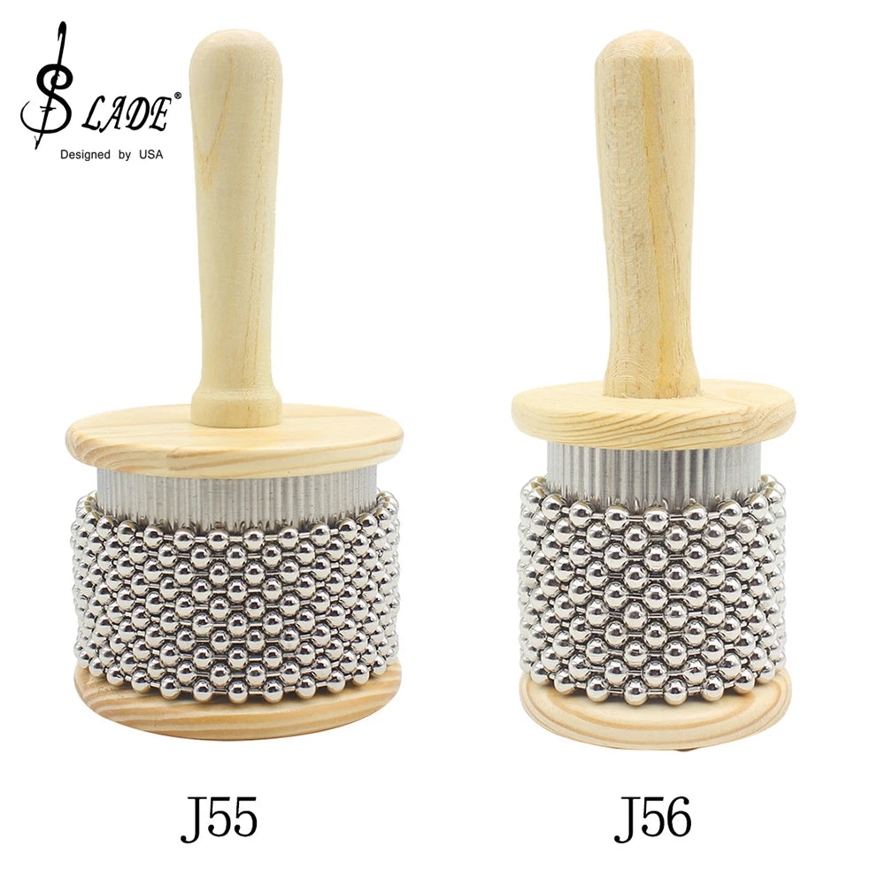 Wooden Cabasa Percussion Band Student Children Kid Instrument Pop Hand Shaker Professional Percussion Educational Tools
