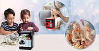 Creative Piggy Bank Automatic Mini Safe Coins Cash Saving Money Box Password Counter Code Key Lock Coin Bank ATM Child Gift