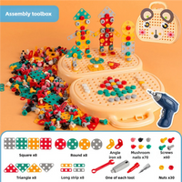 Children's Screw-Twisting Assembly and Disassembly Tool Box Electric Drill Baby Hands-On Educational Toys for Boys
