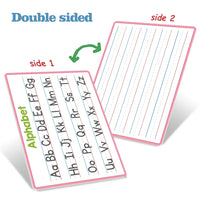 Dry Erase Handwriting Tracing Practice Board for Kids Write and Wipe Reusable Boards for Kindergarten and Preschool Montessori