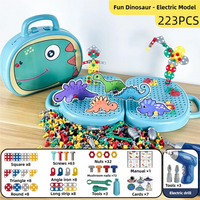 Children's Screw-Twisting Assembly and Disassembly Tool Box Electric Drill Baby Hands-On Educational Toys for Boys