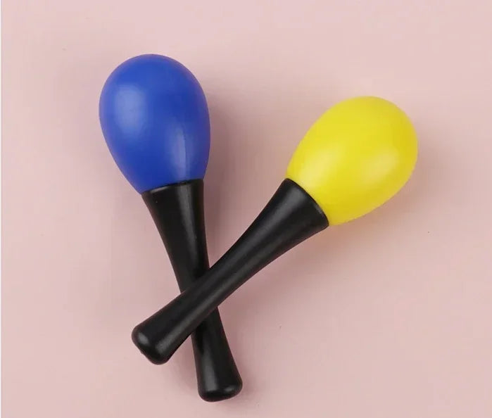 10 Pieces of Children Can Chew The Small Sand Hammer Sand Hammer Training Toy Percussion Instrument Mini Sand Hammer