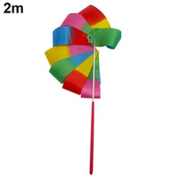 2M/4M Colorful Rythmic Gymnastics Ribbon Dance Ribbon Rhythmic Twirling Gymnastic Rod Ballet Training Streamer Art Stick W2H5