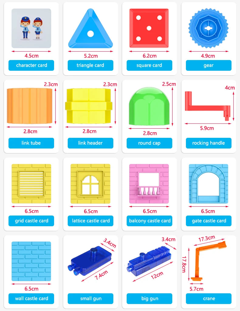 Magnetic Building Blocks DIY Magnets Construction Set Big Size Learning Montessori Educational Toys For Kid Magnet Tiles STEM
