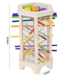 New 3in1 Wooden Stick and Tower Game Arithmetic Early Education Montessori Toys Thinking Training Parent-child Interactive Toy
