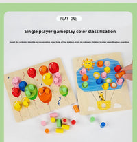 Educational Early Childhood Color Matching Children's Toys Sensory Training Building Blocks Kindergarten Teaching Aids