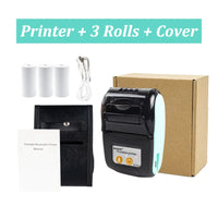 GOOJPRT 58mm Mini Portable Thermal Printer Bluetooth Ticket Bill Receipt POS Printer for Business for IOS/Android Mobile Phone