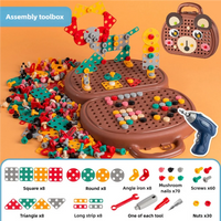 Children's Screw-Twisting Assembly and Disassembly Tool Box Electric Drill Baby Hands-On Educational Toys for Boys
