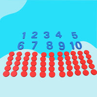 Kids Wooden Montessori Cognitive Cards Number Counting Math Game Educational Toys For Kids Early Childhood Preschool Training