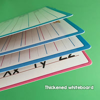 Dry Erase Handwriting Tracing Practice Board for Kids Write and Wipe Reusable Boards for Kindergarten and Preschool Montessori