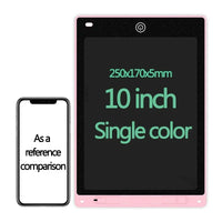 10/12/inch LCD Writing Tablet Drawing Board Kids Graffiti Sketchpad Toys Handwriting Blackboard Magic Drawing Board Kid Toy Gift