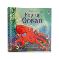 Usborne Pop Up Ocean 3D Flap English Picture Book for Kids Baby Educational Parent-child Interaction Bedtime Reading Books