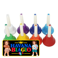 Orff Musical Instrument Set Colorful 8-Note Hand Bell Children's Music Toy Baby Early Education Beautiful Christmas Gift