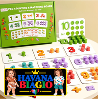 Wooden Math Enlightenment Teaching Aid, Early Teaching Children's Number Cognition, Pairing, Addition Subtraction Toy ﻿ ﻿