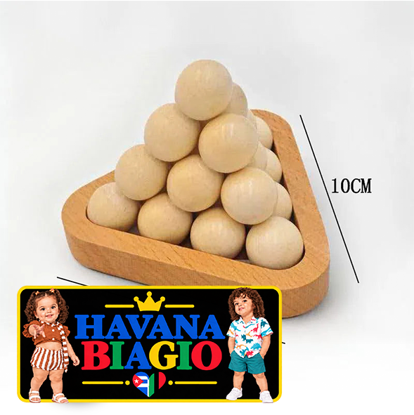 Magic Baffling Difficult Brain Teaser 3D Wooden Pyramid Puzzle IQ Logic Training for Adults & Kids Challenge Educational Toys