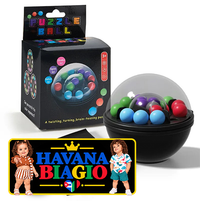 3D Brain Teasers and Puzzle Games,Rotating Magic Bead Puzzle Ball Fidget Toys Logical Thinking Intellectual Game for Kids Adults