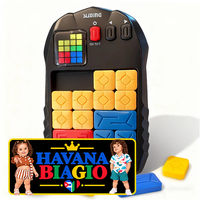 Electronic Sliding Block Puzzle with Multiple Challenges & LED Screen, Portable Educational Game for Kids to Develop Logic, and