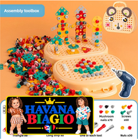 Children's Screw-Twisting Assembly and Disassembly Tool Box Electric Drill Baby Hands-On Educational Toys for Boys