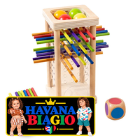 New 3in1 Wooden Stick and Tower Game Arithmetic Early Education Montessori Toys Thinking Training Parent-child Interactive Toy