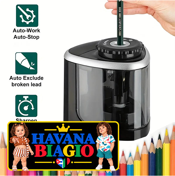 Electric Sharpener Assembly Desktop Automatic Pencil Sharpener 6mm-8mm Portable Tool For Students School Office Stationery Tools