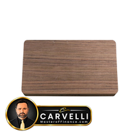 Wooden Custom Name Business Card Holder Personalized Box Magnetic Clasp Laser Engraving Office Customized Business Card Case