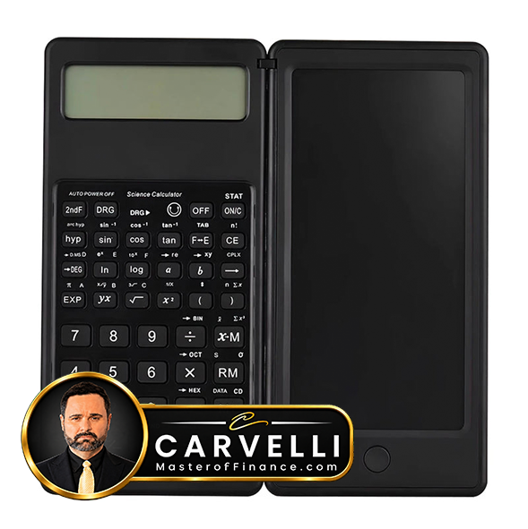 Portable 6.5 Inch Calculator LCD Screen Writing Tablet Folding Scientific Calculator Tablet Digital Drawing Pad With Stylus Pen