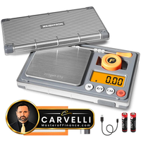 Gram Scale Rechargeable Herb Scale, Digital Scale .01 Gram Accuracy, 6 Units Mini Scale Gram and Ounce, Jewelry Scale