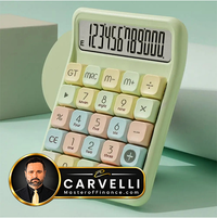Detachable Mute Mahjong-Sound Calculator Cute Cartoon Electronic Calculators Mechanical Buttons Large Screen