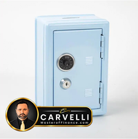 Mini Metal Safe Piggy Bank With Combination Lock And Key Security Perfect For Kids Money Saving Home Small Items Storage【SMQ】