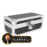 Lockable Cash Box with Key Aluminium Alloy Money Coins Bank Cards Jewelry Storage Box Portable Hidd Mini Safe Locker