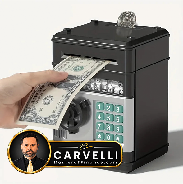 Creative Piggy Bank Automatic Mini Safe Coins Cash Saving Money Box Password Counter Code Key Lock Coin Bank ATM Child Gift